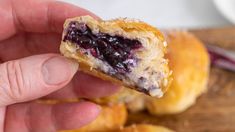 Canned Biscuit Recipes Desserts, Blueberry Bites Recipe, Biscuit Hacks, Pillsbury Desserts, Blueberry Bites, 4 Ingredient Desserts, Upstate Ramblings, Monkey Bread Muffins