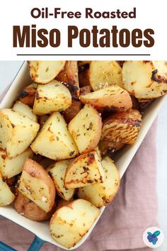 View on a pile of lemon baked potatoes. Mothers Day Meals, Miso Paste, Lentil Stew