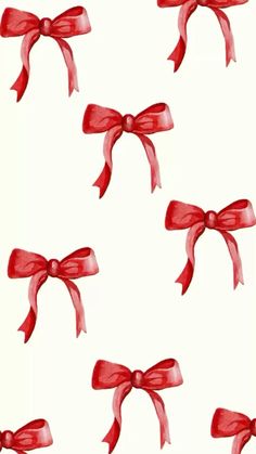 Cute Red Wallpapers For Iphone, Red Summer Aesthetic Wallpaper, Cherry Widget Aesthetic, Red Bows Wallpapers, Ribbon Wallpaper Aesthetic, Red Girly Wallpaper, Red Bow Background, Red Ribbon Wallpaper, Rot Aesthetic Wallpaper