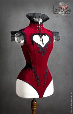 Overalls Oc Drawing, Vampire Burlesque, Acrobat Outfit, Suggestive Outfits, Gothic Royalty, Moda Steampunk, Mode Steampunk, Velvet Heart, Dance Leotards