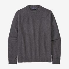 Patagonia Men's Recycled Wool-Blend Sweater Patagonia Clothing, Recycled Wool Sweater, Patagonia Outfit, Wool Blend Sweater, Crewneck Sweater, Wool Sweater, Wool Sweaters, Patagonia, Crew Neck Sweater