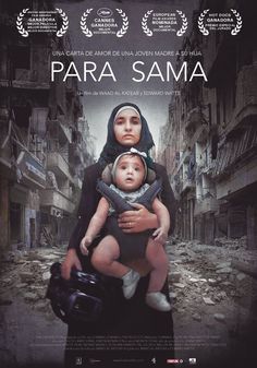 the movie poster for para sama, which features a woman holding a baby in her arms