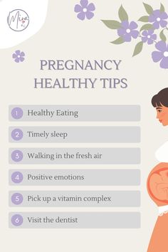 pregnant woman holding her baby in her arms with the words pregancy healthy tips above it