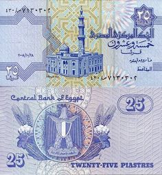 two twenty five dollars bank note with an image of a mosque on the front and side