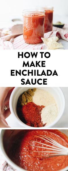 how to make enchilada sauce