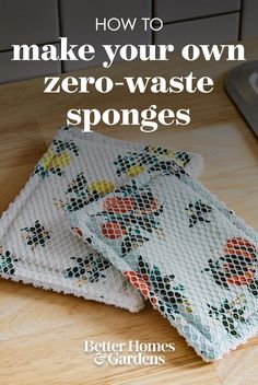 Make one in just a few minutes! Syprosjekter For Nybegynnere, Diy Sponges, Sewing Machine Projects, Sew Ins, Beginner Sewing Projects Easy, Kitchen Crafts, Small Sewing Projects, Sewing Projects For Beginners