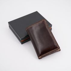 "- High Capacity Trifold Wallet - Dark Mahogany Brown - Distressed Mahogany Brown Leather - 10 Credit card slots - 3 Side slots - 1 Clear plastic ID window - 2 Bill compartments - Dimensions 3.35\" x 4.65\" (closed) - Fast Free Standard Shipping - Add personalization and/or gift box to make a perfect present for a friend or loved one We urge customers to please keep track of your delivery day, so you know when it's being delivered. Package Theft (this includes items that show delivered but not r Dark Mahogany Brown, Brunch Outfits, Dark Mahogany, Mahogany Brown, Custom Wallet, Leather Passport Holder, Slim Style, Wallet For Men, Id Wallet