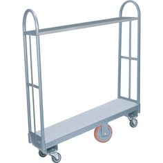 a hand truck with two wheels is shown