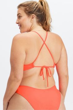 Scoop Neck Bikini Top Fabletics orange female Activewear >> Womens >> Swim >> Tops plus Swim 4-Way Stretch/Adjustable/Removable Bra Cups/UPF Protection Partially recycled & chlorine-resistant Click here to learn how we’re committed to keeping the earth in good shape. Orange Nylon Sports Swimwear, Orange Stretch Swimwear With Bra Friendly Design, Bra Friendly Orange Swimwear For Swimming, Orange Bra Friendly Swimwear, Orange Bra-friendly Swimwear, Stretch Orange Swimwear For Sports, Orange Stretch Swimwear For Sports, Orange Stretch Swimwear For Workout, Orange Stretch Workout Swimwear