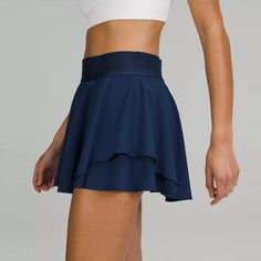 Olivia Mark - Tennis Skirt, Athletic Skirt, Running Skirt, Anti-Glare, Yoga, Golf, Ruffle Skirt Running Skirt, Lululemon Skirt, Lightweight Skirt, Running Skirts, Lululemon Outfits, High Rise Skirt, Athletic Skirt, Workout Attire, Tennis Ball