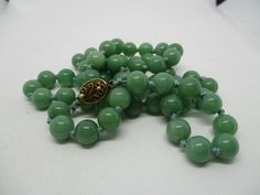 Classic Green Jewelry With 8mm Beads, Elegant 8mm Round Beads For Gems And Cabochons, Elegant 8mm Round Beads For Jewelry Making, Classic Jade Necklaces With Round Beads, Classic Jade Necklace With Round Beads, Polished Beads For Formal Gems And Cabochons, Jade Jewelry Chinese, Chinese Green, Jade Bead Necklace