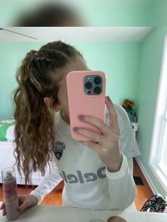 Cute Vb Hairstyles, Libero Hairstyles, Curly Hairstyles Athletic, Flag Football Hairstyles, Soccer Game Hairstyles, Soccer Hairstyles For Curly Hair, Hairstyles For Football Games, Lax Hairstyles, Athlete Hairstyles