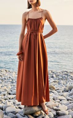 Pregnant Style, Fashion Packaging, Three Graces, Cotton Clothes, Orange Crush, Dress Simple, Silk Maxi Dress, Fall Fashion Outfits, Casual Fall Outfits