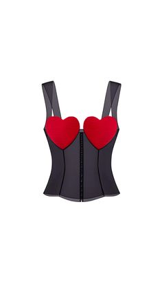 Ms. Heart Bustier (Two-Tone) Sweetheart Neckline Corset For Formal Wear, Heart-shaped Neckline Fitted Corset For Evening, Evening Corset With Heart-shaped Neckline And Fitted Bodice, Evening Corset With Heart-shaped Neckline, Fitted Corset With Heart-shaped Neckline, Fitted Evening Corset Partially Lined, Partially Lined Evening Corset, Evening Corset Partially Lined, Brand Ideas