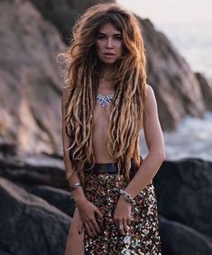 Discover the most beautiful selection of Boho Clothing and Dresses available online at Boho Shop! Get free delivery when you place your order today! #boho #bohemian #gypsy #dress Body Rhinestones, Hair Crystals, Alisa Belochkina, Partial Dreads, Rave Jewelry, Face Crystals, Jewel Art, Lesbian Gifts, Crystal Stickers