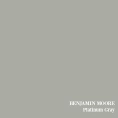 a gray background with the words, benjamin moore and paul gray written in white on it