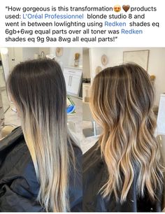 Golden Blonde Toner Formula, Honey Blonde Hair Redken Shades, Redken Shades Lowlight Formulas, Bronde Lowlights Formula, Natural Blonde Redken Formulas, Redken Shades Eq Golden Blonde Formula, Blonde Hair Formulas Redken Shades, Warm Blonde Formula Redken, Golden Blonde Redken Shades Eq