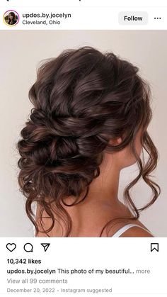 Messy Hair Updo, Formal Hairstyles For Long Hair, Long Hair Updo, Low Bun, Formal Hairstyles, Bride Hairstyles, Perfect Hair, Bridesmaid Hair