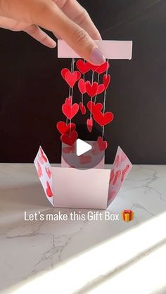 HANDMADE items | crafting girl on Instagram: "Let’s make this Gift Box 🎁 #papercrafts #papercrafting #giftideas #handmadegifts #crafts #art #valentinegifts #valentinegiftideas #valentinecards #valentinegift #giftforher #cutegifts" Heart Gift Ideas Easy Diy, Paper Valentines Crafts, Valentines Gift Boxes Diy, How To Make A Small Box Out Of Cardboard, Handmade Boxes Gift, How To Make Heart With Paper, Handmade Paper Crafts Gift Ideas, Christmas Handmade Gifts Ideas, Photo Box Ideas