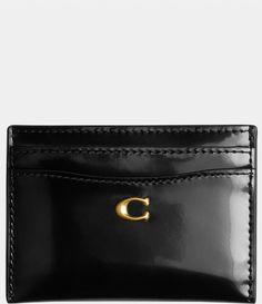 From COACH&#x2C; the Spazzolato Leather Essential Card Case features: Spazzolato leatherFive credit card slotsApprox.: 4.25" (L) x 3" (H)Imported. Coach Bifold Card Holder With Interior Slots, Coach Wallets With Interior Card Slots For Formal Use, Coach Wallets With Interior Card Slots For Formal Occasions, Formal Coach Wallets With Interior Card Slots, Classic Coach Rectangular Card Holder, Coach Bifold Card Holder With Card Slots, Coach Rectangular Formal Wallet, Classic Coach Bifold Card Holder, Luxury Coach Wallets With Card Slots