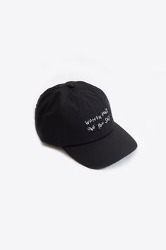 WDOYS Black Baseball Cap Black Baseball Cap, Sustainable Fashion Brands, Conscious Consumer, Clothing Pieces, Oversized Style, Cozy Fits, Dress Hats, Clothes Jewelry, Basic Tee