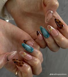 Unghie Sfumate, Colorful Nail, Easy Nails, Smink Inspiration, Y2k Nails, Fake Nails With Glue