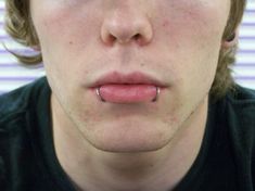 a young man with piercings on his nose