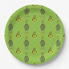 Snarky Grinch | Funny Let's Just Not Quote Paper Plates | Zazzle Grinch Funny, Paper Plate, Plate Size, Paper Plates, Age Group, Tool Design