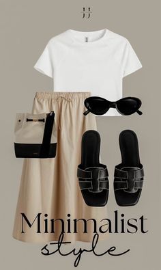 Walking Outfits, Classic Style Outfits, Stylish Summer Outfits, Weekend Outfit, Basic Outfits, Minimalist Style, Outfits Casuales, Daily Outfits, Classy Outfits