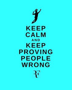 a blue poster with the words keep calm and keep moving people wrong in black lettering