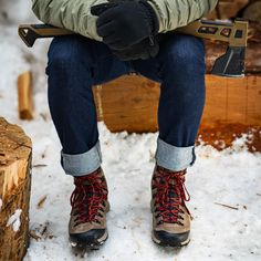 Danner Men's Arctic 600 7" Waterproof 200G Insulated Side-Zip Hiking Boot - Brown/Red - 67338 On Sale Now! This Item Ships FREE! COMMAND THE CONDITIONS The Arctic 600 is the answer for winter adventures both on and off the trail. Comfort won't be a question with the ultra-cushy Vibram SPE midsole. The Vibram Nisqually Arctic Grip outsole provides the tech you need for traction on snow and ice. And matched with 200G of PrimaLoft insulation and Danner Dry waterproof protection, the Arctic 600 will Man Essentials, Insulated Boots, Mountaineering Boots, Side Zip Boots, Mens Winter Boots, Mens Winter, Hiking Boot, Winter Adventure, Snow And Ice