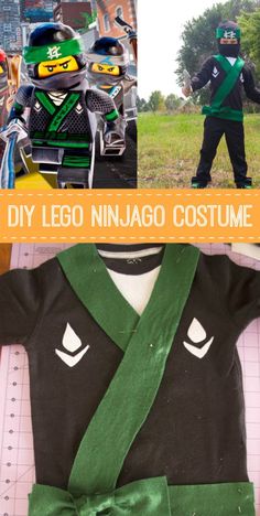 My 5 year old can’t wait to see The LEGO NINJAGO Movie! It made our Halloween costume choice this year an obvious one; he’ll take one Green Ninja costume!! Lego Ninjago Costume, Vampire Costume Diy, Ninjago Costume, The Lego Ninjago Movie, Lego Ninjago Party, Pirate Costume Diy, Ninjago Birthday Party, Lego Costume, Lego Halloween