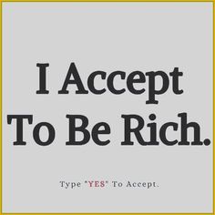 the words i accept to be rich in black and white