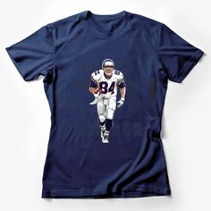 Vintage Football Player Graphic T-Shirt, Retro Sports Fan Tee, Men's Casual Athletic Apparel, Gift for Him Female T-Shirt Custom graphic T-Shirt.Customize your color Blue Jackets Hockey, Funny Sports Shirts, Sports Team Apparel, Retro Sports, White Graphic Tee, Casual Athletic, Vintage Football, Football Player, Athletic Apparel