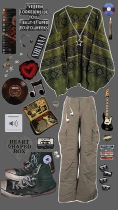 not mine Earth Grunge Outfits, Outfit Inspo Cottagecore, Therian Outfits, Naturecore Aesthetic, Goblincore Outfits, Grunge Fits, Silly Clothes, Mode Hippie, Earthy Outfits