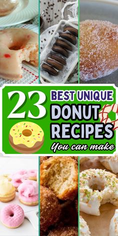 25 best unique donut recipes for you can make them at home or in the kitchen