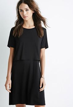 Layered Cutout T-Shirt Dress | Forever 21 | #thelatest Layered T Shirt, Label Tag, Brand Label, Very Bad, Kinds Of Clothes, My Dress, Classy And Fabulous, 21 Dresses, Shop Dresses