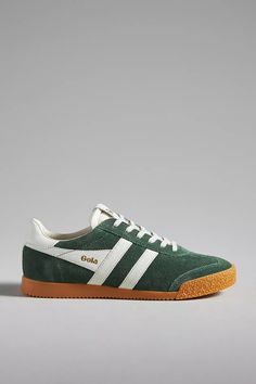 Gola Elan Sneakers | Anthropologie Green Fits, Red Fits, British Heritage, Tie Styles, Marine Blue, Suede Sneakers, Heritage Brands, Work Wardrobe, Fashion Story