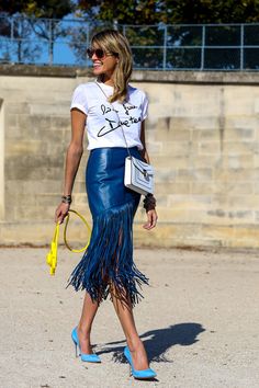 Best Street Style from Paris Fashion Week Spring 2015 70 Outfits, Mode Tips, Walking Down The Street, Paris Mode, Blazer Outfit, Moda Paris, Paris Fashion Week Street Style, Cooler Look, Looks Street Style