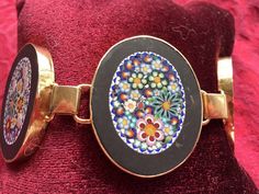 You are bidding on an antique Victorian 14K gold Pietra Dura micro mosaic bracelet.  The bracelet is about 8" long x 1 5/8" across.   It is in very good condition with some signs of use.  There is a little denting on a few edges.  The bracelet is signed with a mark on the hook.  You can see it in last photo.  I don't know the maker.  Please ask any questions you may have before you bid.  Bracelets with this size and quality medallions are very scarce.  The bracelet will be shipped insured with delivery confirmation. Mosaic Bracelet, Micro Mosaic Jewelry, Mosaic Jewelry, Micro Mosaic, The Hook, The Maker, Antique Victorian, Vintage Watches, See It