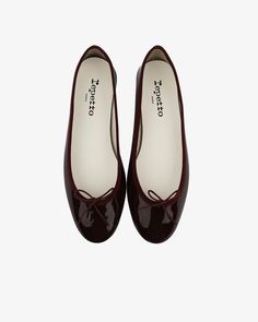 Repetto Ballet Flats, Repetto Paris, Flat Heels, Patent Shoes, Red Heels