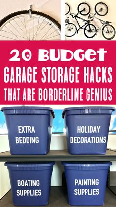 garage storage hacks that are borderline genius