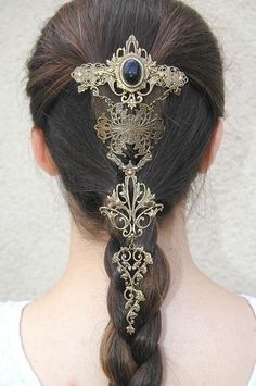 Original Characters, Wedding Updo, Fantasy Jewelry, Hair Ornaments, Fantasy Fashion, Hair Piece, Hair Comb, Headdress, Hair Jewelry