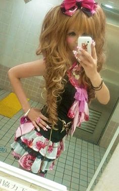 Agejo Gyaru, Hime Gyaru, Pin Up Outfits, Odaiba, Tan Skin, Sweet Style