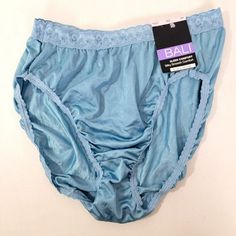 Item: Bali Women's Hi-Cut Panty Panties New V274 Size M 6 Medium 100% Nylon Blue All Items Come From A Non-Smoking Home. Items Are New With Tags Unless Otherwise Stated. Thank You For Shopping! Blue Nylon Brief Bottoms, Fitted Light Blue Nylon Bottoms, Blue Fitted Bottoms For Daywear, Fitted Blue Bottoms For Daywear, Attention Grabbers, People Shopping, Tie Front Cardigan, Rayon Pants, Leather Mary Janes