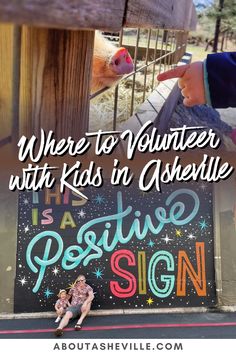 Where to Volunteer with Kids in Asheville North Carolina that include everything from an animal haven to a food bank. | where to volunteer in Asheville with kids | places to volunteer in Asheville with children | unique things to do in Asheville with kids | volunteering in Asheville with kids | places to volunteer in North Carolina with kids | Asheville tips | #Asheville #volunteering