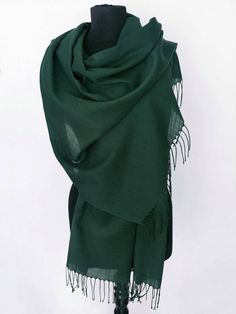 FREE SHIPPING to United States with $35 purchase. DHL Express option available on checkout page (3-5 business days). Note cell phone number of the recipient by placing the order or convo me. Dark Green Wedding Pashmina Shawl Green Bridesmaid Pashmina Dark Green Scarf Bridesmaid Gift Green Wrap Oversize Shawl Green Measurements : Length: approx. 66 inches (167 cm) Width: approx. 26 inches (65 cm ) Gentle cold hand wash separately Do not bleach Iron Cool Do not tumble dry Please note that colors m Elegant Green Pashmina Shawl For Weddings, Bridesmaid Pashmina, Dark Green Scarf, Wedding Pashmina, Dark Green Wedding, Emerald Green Wedding, Turquoise Bridesmaid, Turquoise Scarf, Bridesmaid Shawl