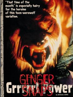 a movie poster for the film ginger grishalower with an image of a demon