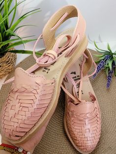 Beautiful Mexican Huarache handmade by artisans in Jalisco, Mexico Closed toe, braided style and Lace-up   Comes in closed sizes, no half numbers, shoes will mold to feet within use Mexican Shoes, Boho Witch, Mexican Sandals, Witch Outfit, Closed Toe Shoes, Handcrafted Leather, Toe Shoes, Rio Grande, Braid Styles