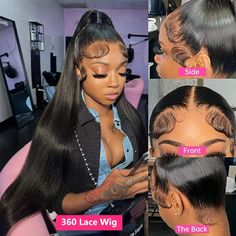 360 Bone Straight Transparent 13x6 HD Lace Front Wigs Human Hair Frontal Wig 100% Human Hair Lace Full Lace Wig Human Hair, Full Lace Frontal, Full Lace Front Wigs, Lace Front Human Hair Wigs, 360 Lace Wig, Straight Lace Front Wigs, Lace Front Human Hair, Lace Closure Wig, Brazilian Virgin Hair